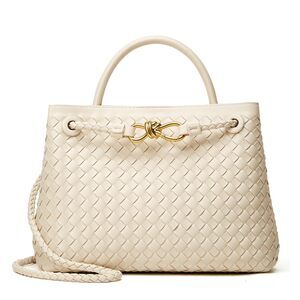 2006 Woven Bag Crossbody Handbag: Vegan Leather Small Tote Purse - Trendy